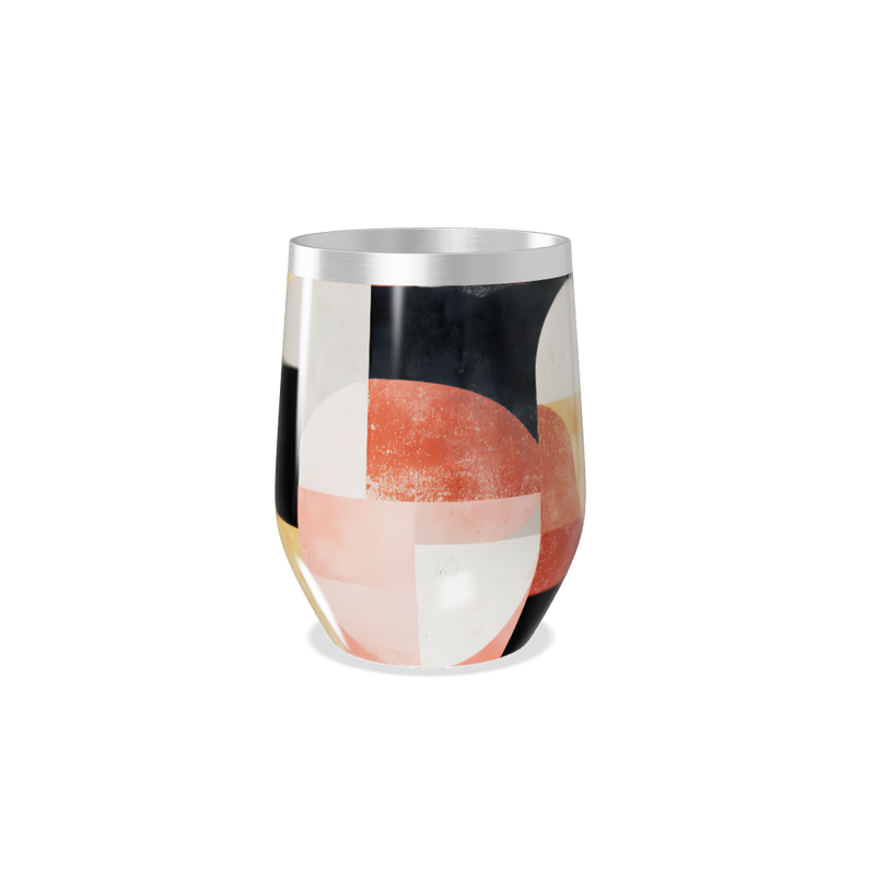 Copo Térmico Slim - Estampa Geométrica Colorida