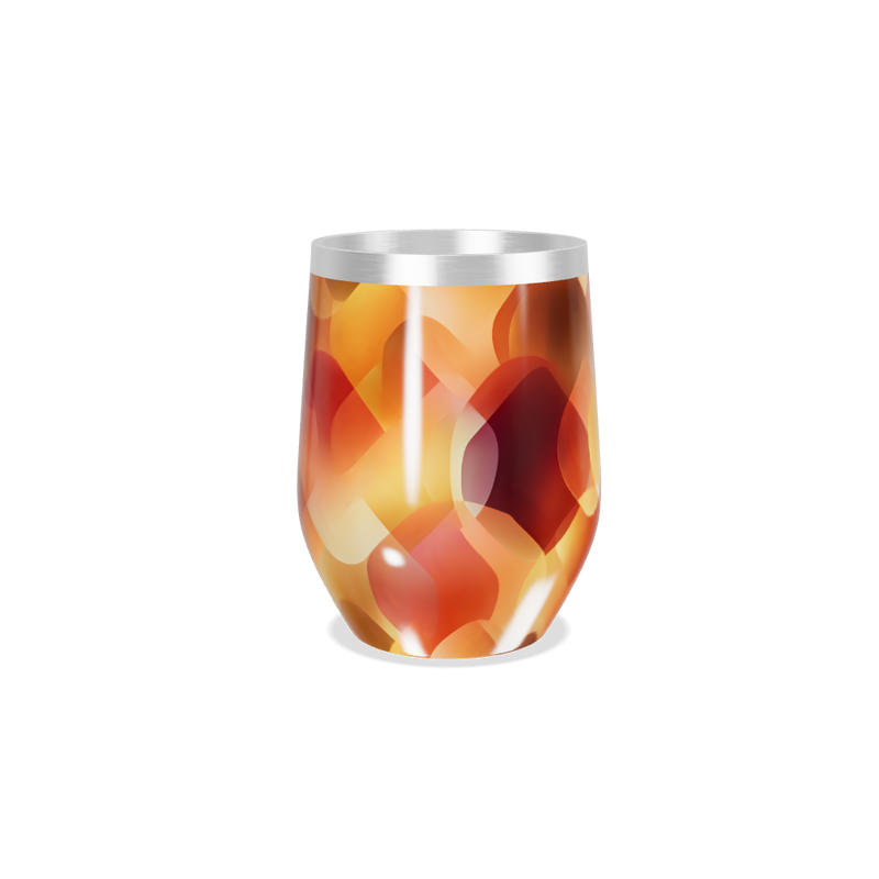 Copo Térmico Slim - Estampa Abstrata Colorida