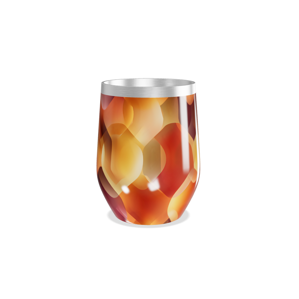 Copo Térmico Slim - Estampa Abstrata Colorida