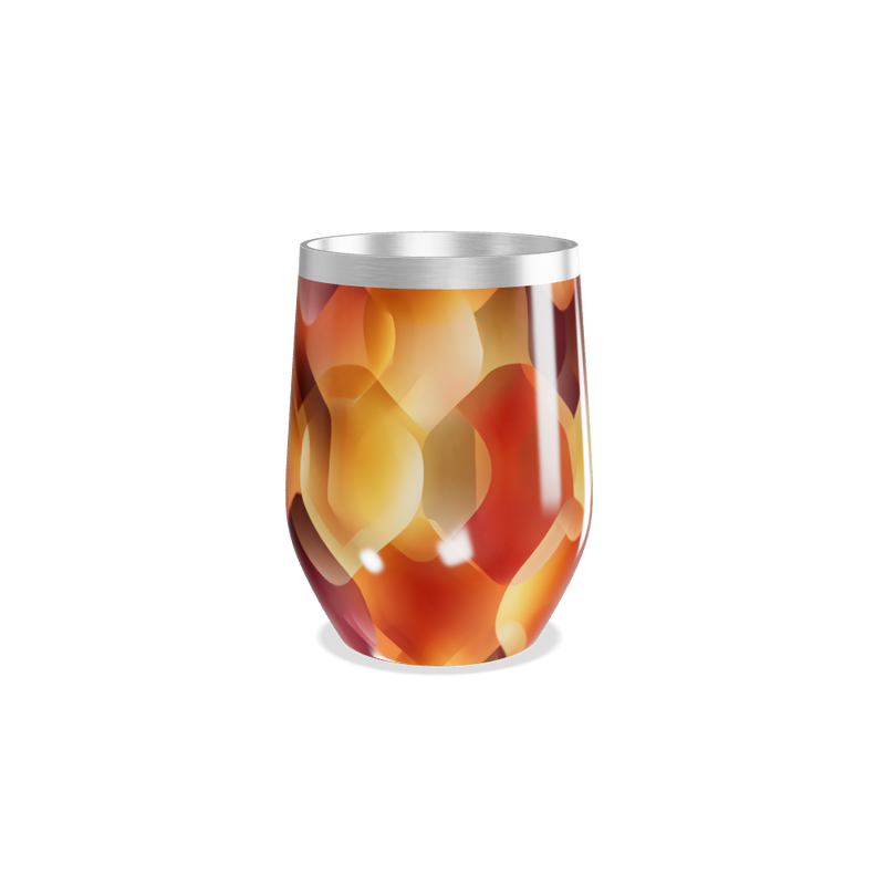 Copo Térmico Slim - Estampa Abstrata Colorida