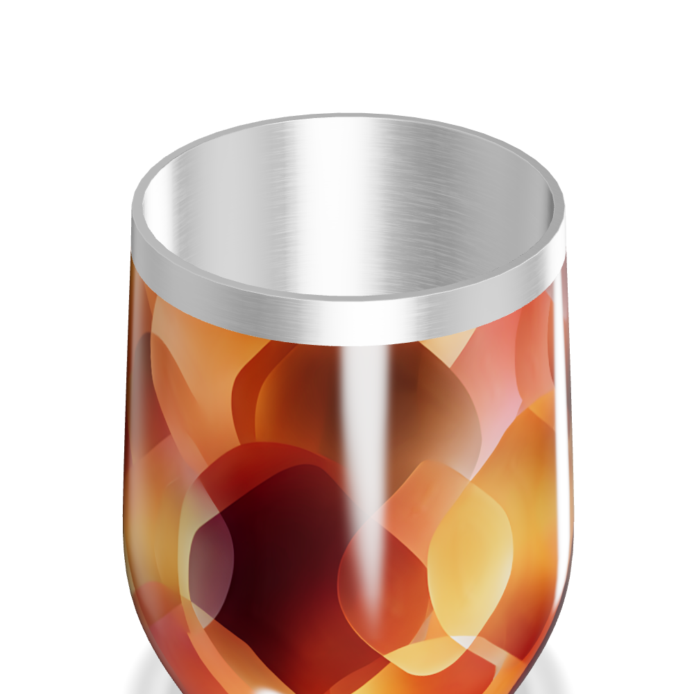 Copo Térmico Slim - Estampa Abstrata Colorida