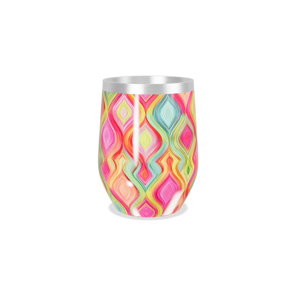 Copo Térmico Slim - Multicolorido Abstrato