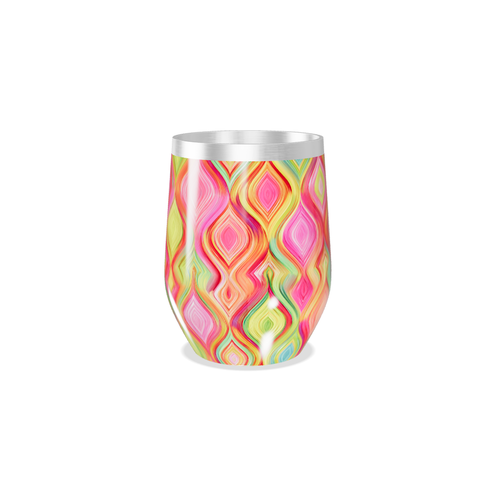 Copo Térmico Slim - Multicolorido Abstrato