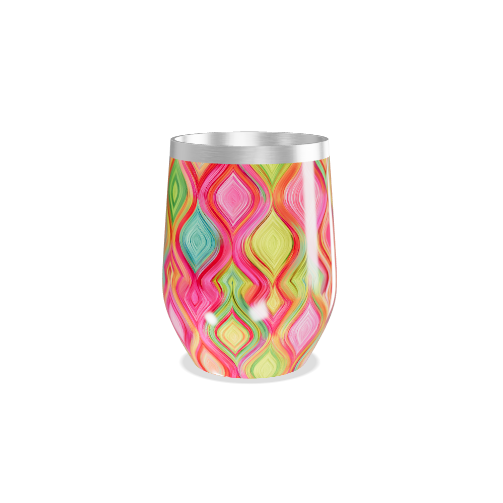 Copo Térmico Slim - Multicolorido Abstrato