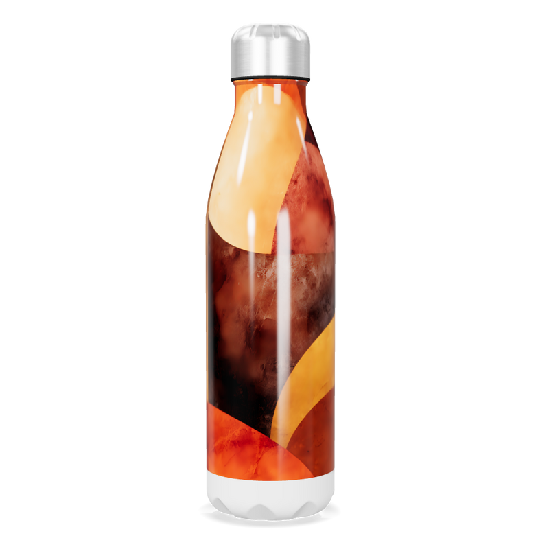 Garrafa Inox - Estampa Abstrata Colorida