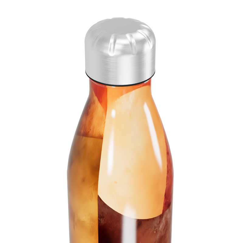 Garrafa Inox - Estampa Abstrata Colorida