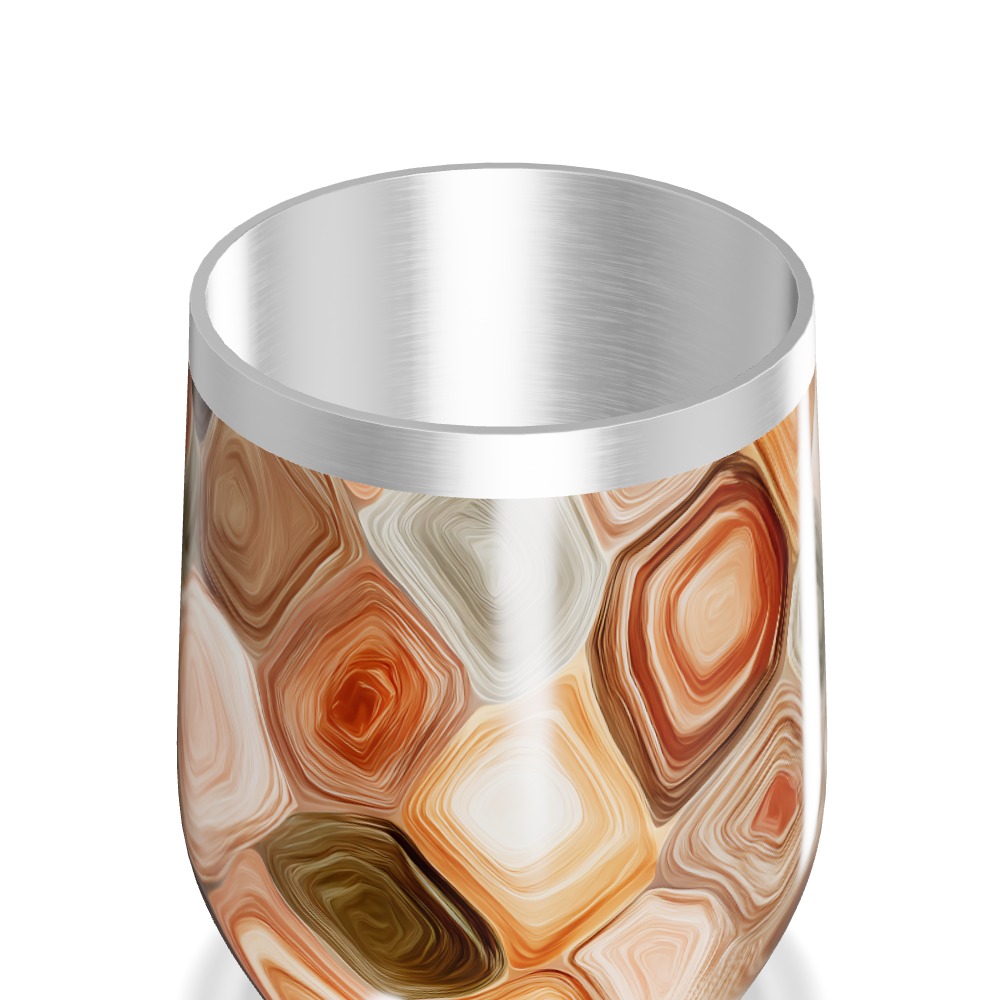 Copo Térmico Slim - Colorido Geométrico Inox