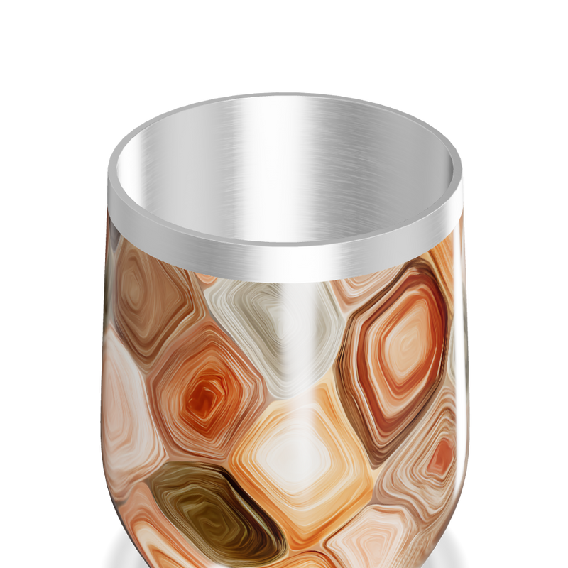 Copo Térmico Slim - Colorido Geométrico Inox