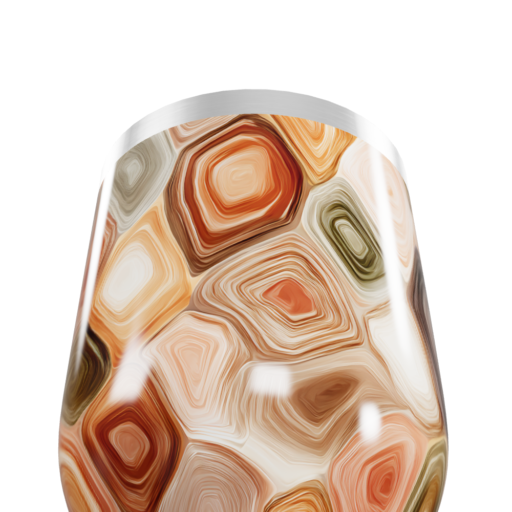 Copo Térmico Slim - Colorido Geométrico Inox