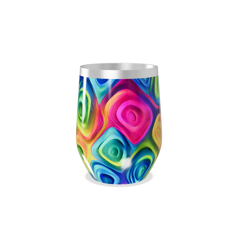 Copo Térmico Slim - Estampa Colorida Moderna