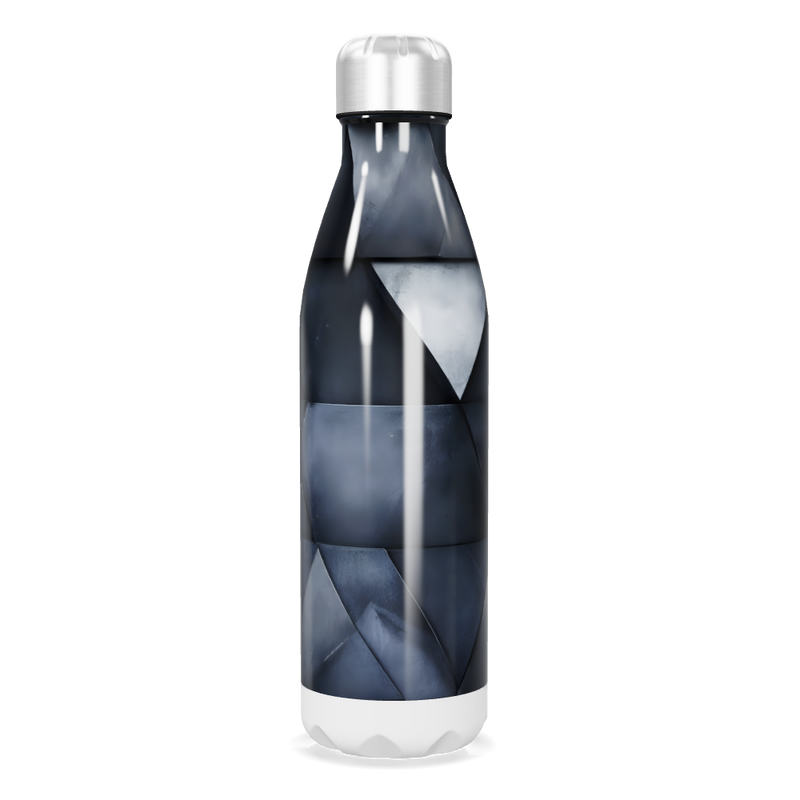 Garrafa Inox - Azul Geométrico