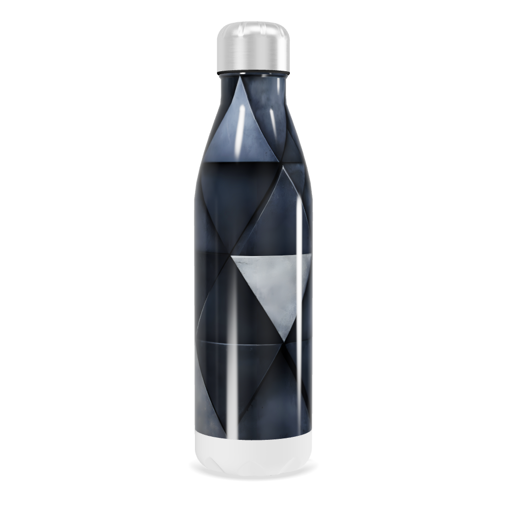 Garrafa Inox - Azul Geométrico