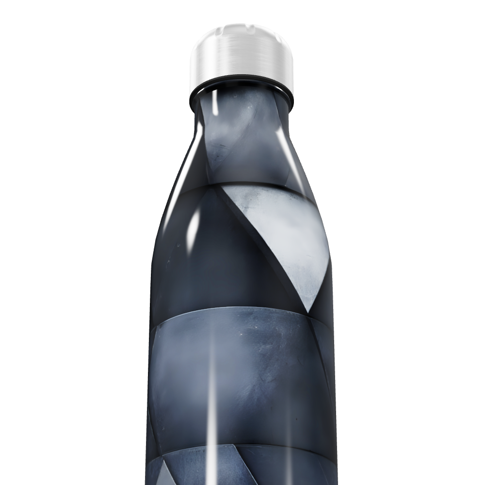 Garrafa Inox - Azul Geométrico