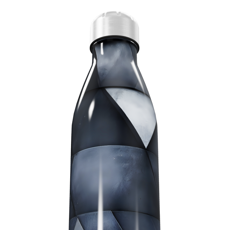 Garrafa Inox - Azul Geométrico