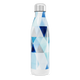 Garrafa Inox - Estampa Azul Triangular