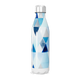 Garrafa Inox - Estampa Azul Triangular