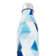 Garrafa Inox - Estampa Azul Triangular