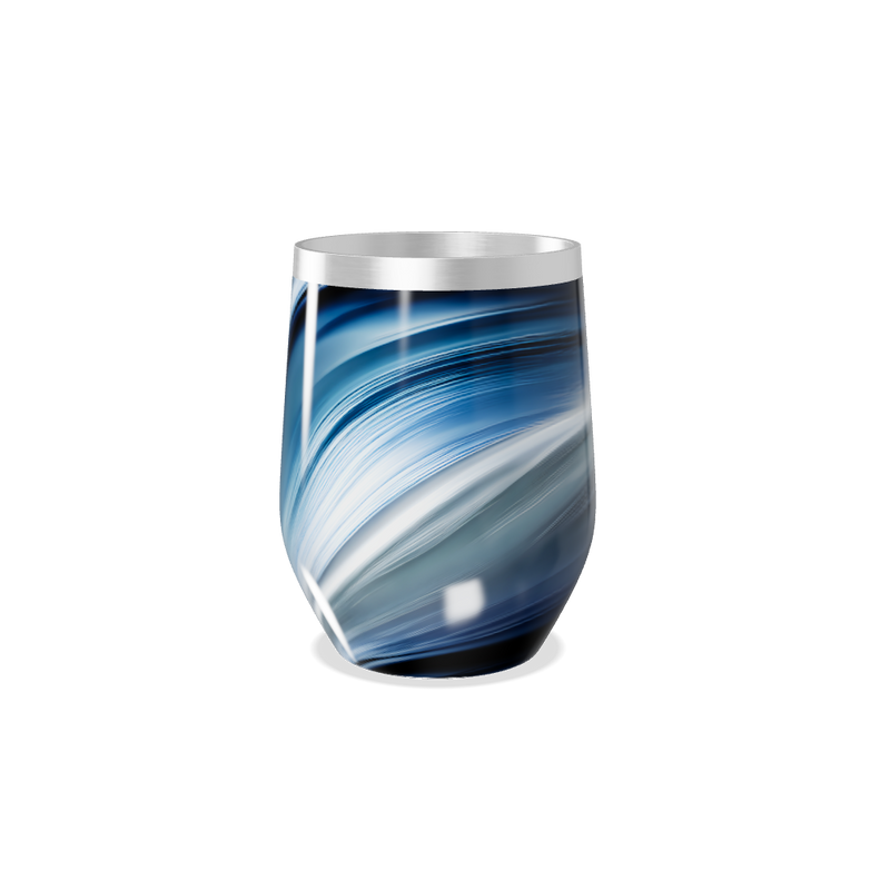 Copo Térmico Slim - Azul Marmorizado