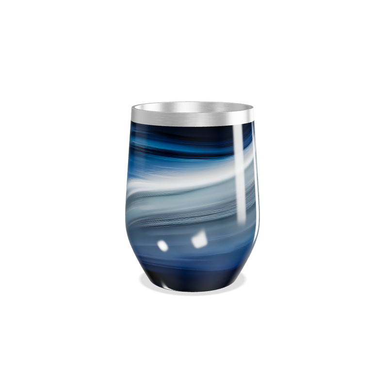 Copo Térmico Slim - Azul Marmorizado