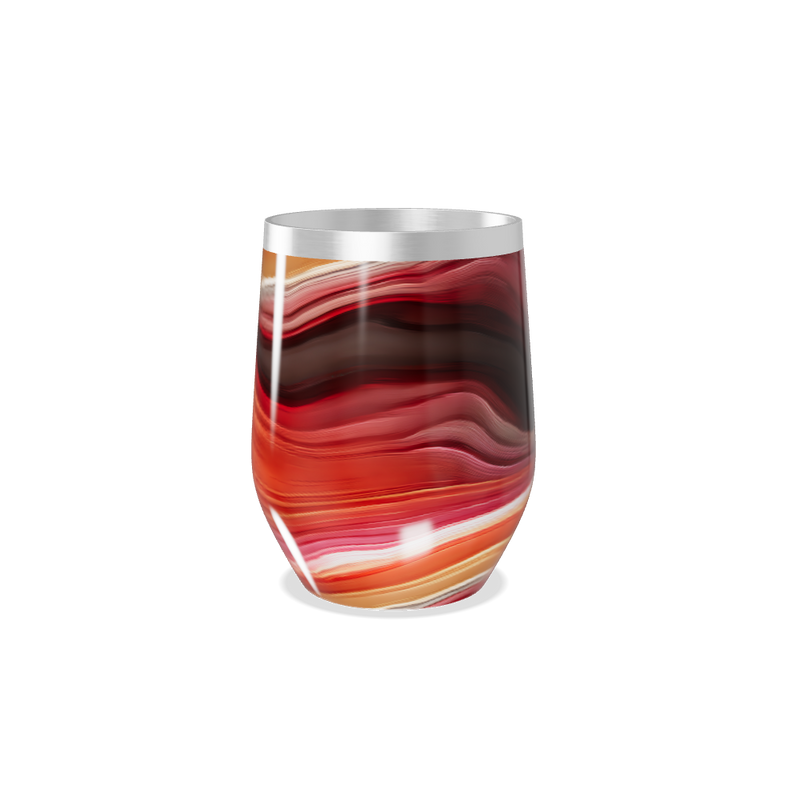 Copo Térmico Slim - Estampa Marmorizada Colorida