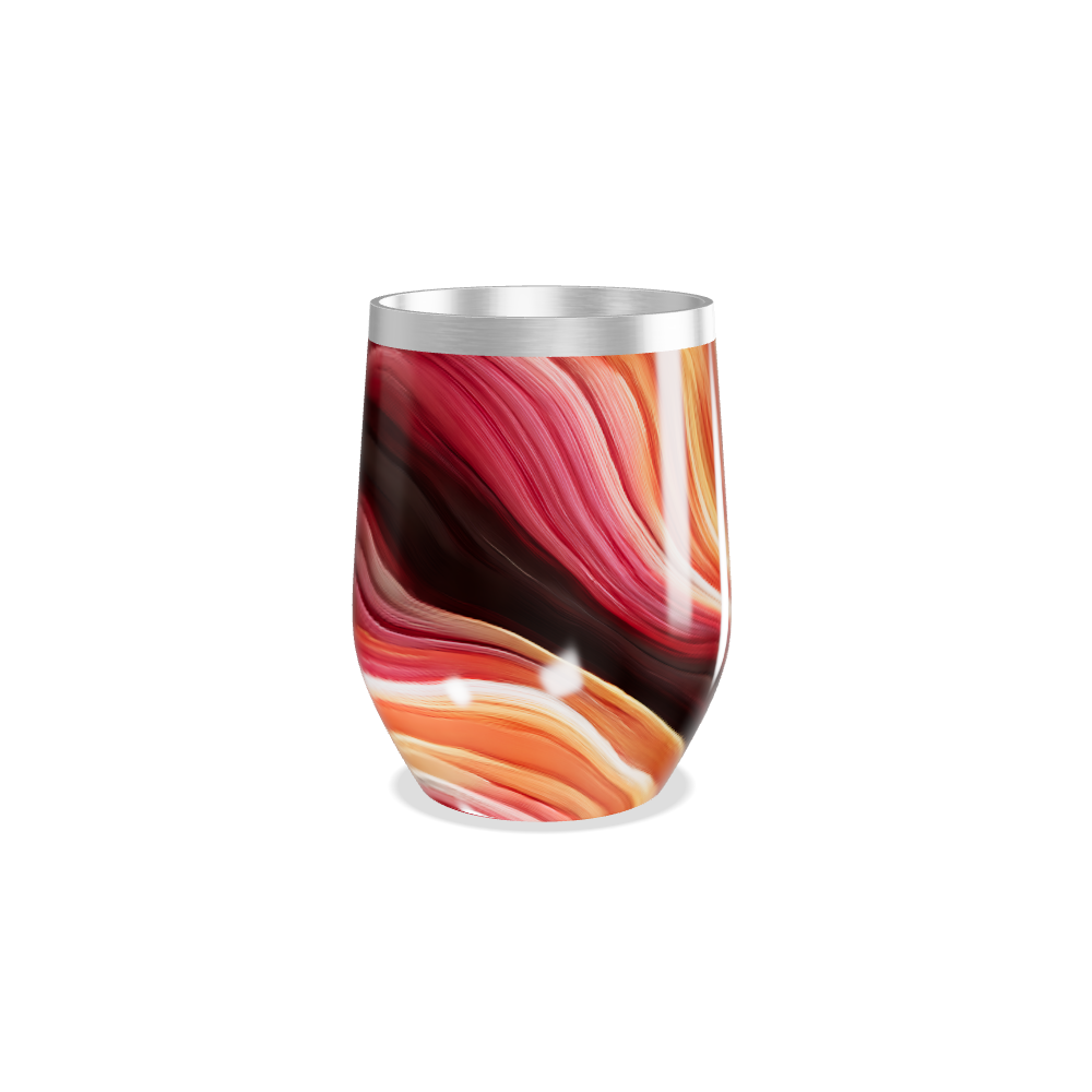 Copo Térmico Slim - Estampa Marmorizada Colorida