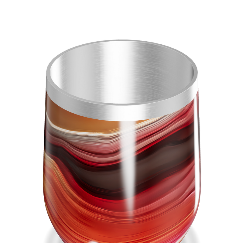 Copo Térmico Slim - Estampa Marmorizada Colorida