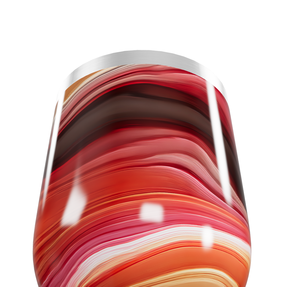 Copo Térmico Slim - Estampa Marmorizada Colorida