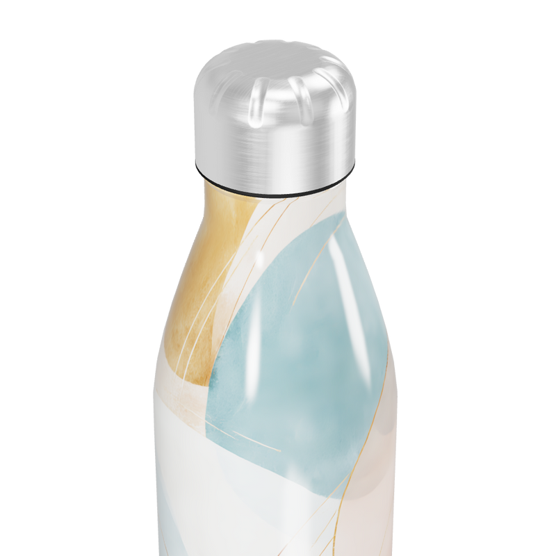 Garrafa Inox - Estampa Pastel Abstrata