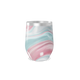 Copo Térmico Slim - Mármore Rosa e Azul