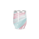 Copo Térmico Slim - Mármore Rosa e Azul