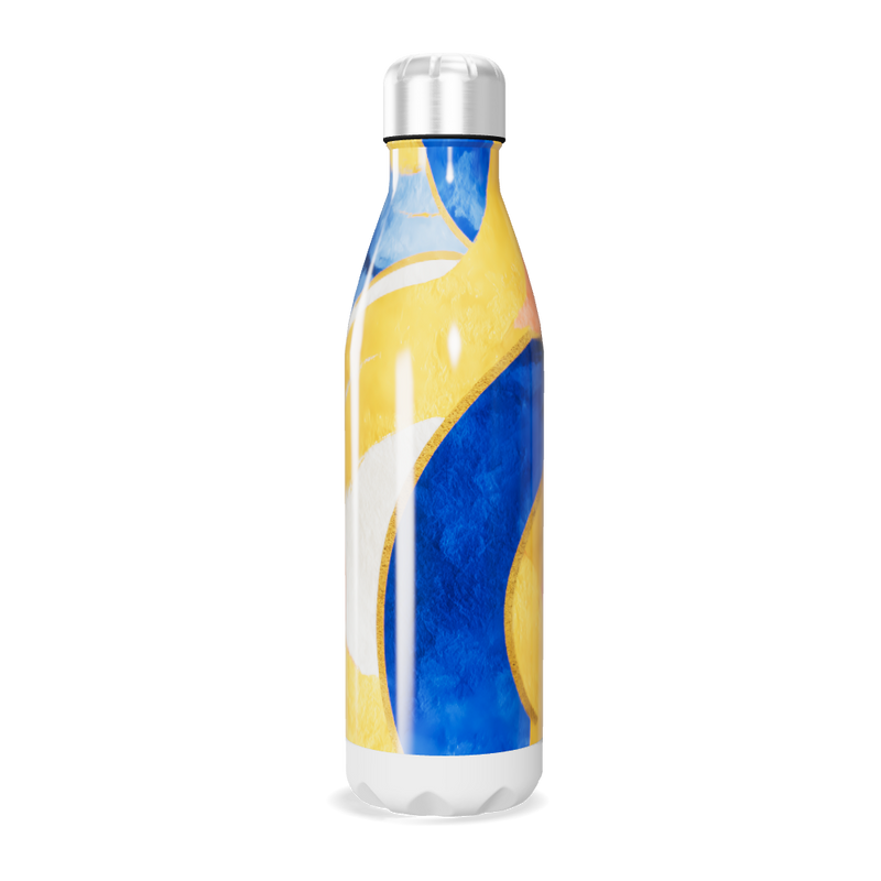 Garrafa Inox Colorida - Design Abstrato