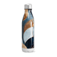 Garrafa Inox - Azul com Estampa Abstrata