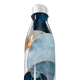 Garrafa Inox - Azul com Estampa Abstrata
