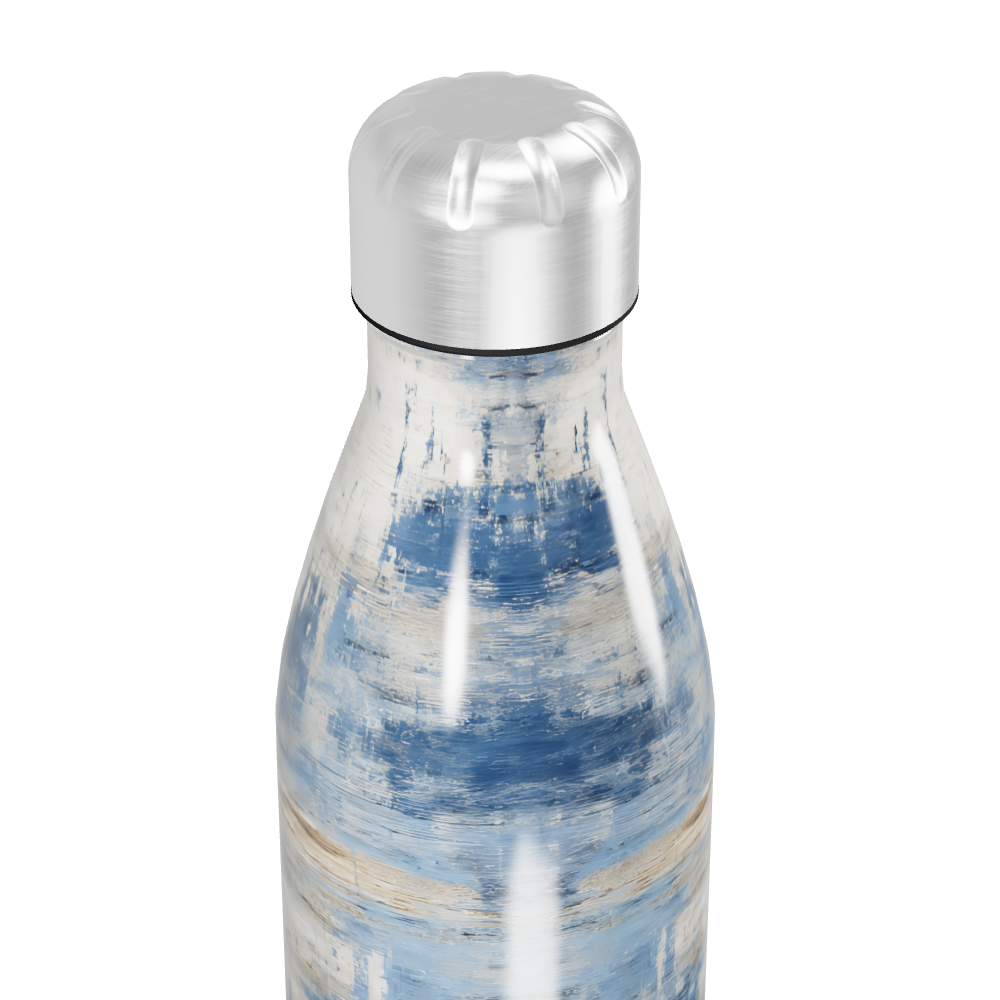 Garrafa Inox - Azul Marmorizada