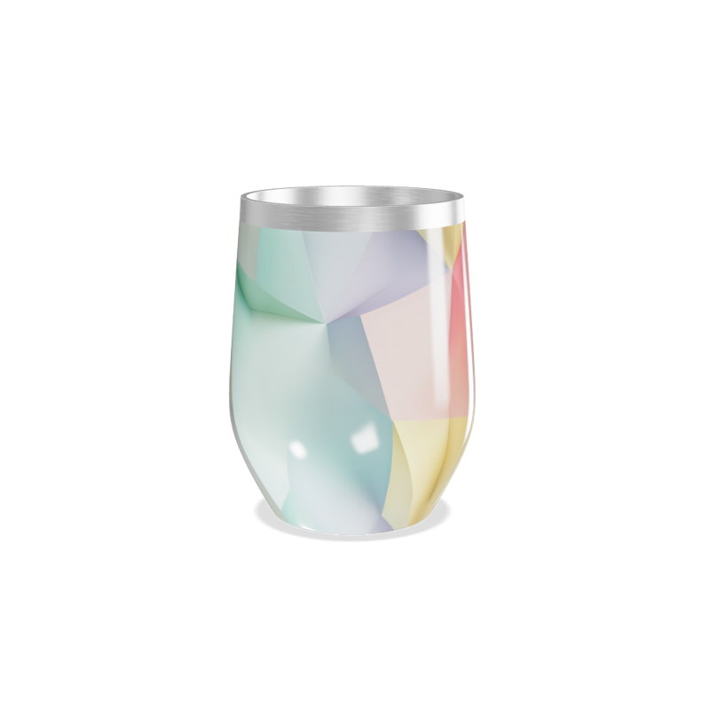 Copo Térmico Slim - Multicolorido Abstrato