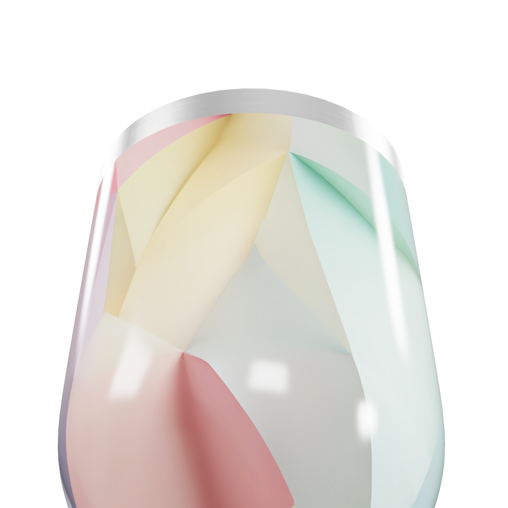 Copo Térmico Slim - Multicolorido Abstrato