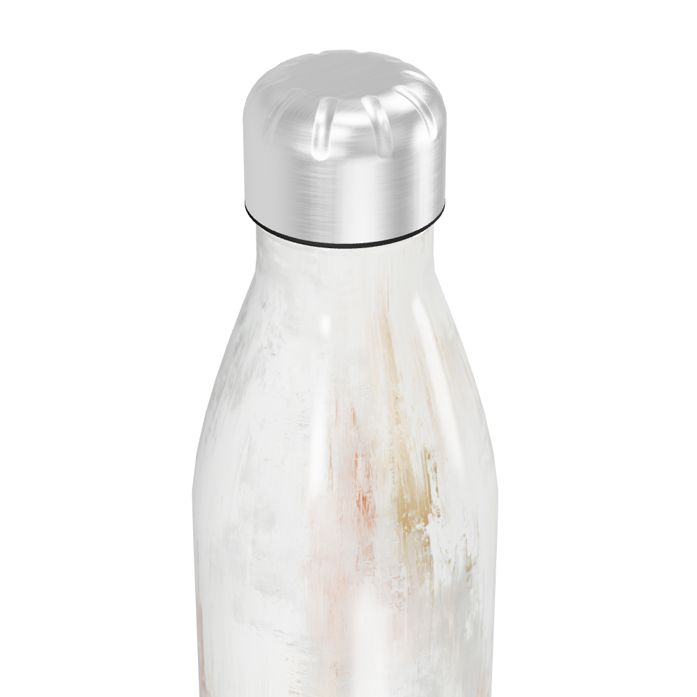 Garrafa Inox - Branco Marmorizado