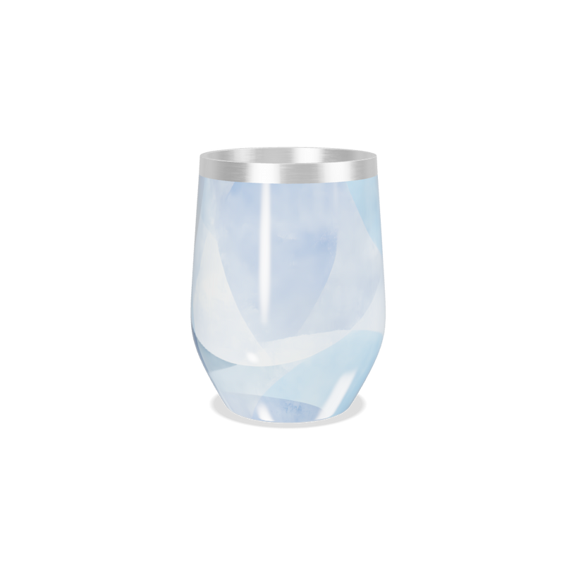 Copo Térmico Slim - Azul Geométrico Inox