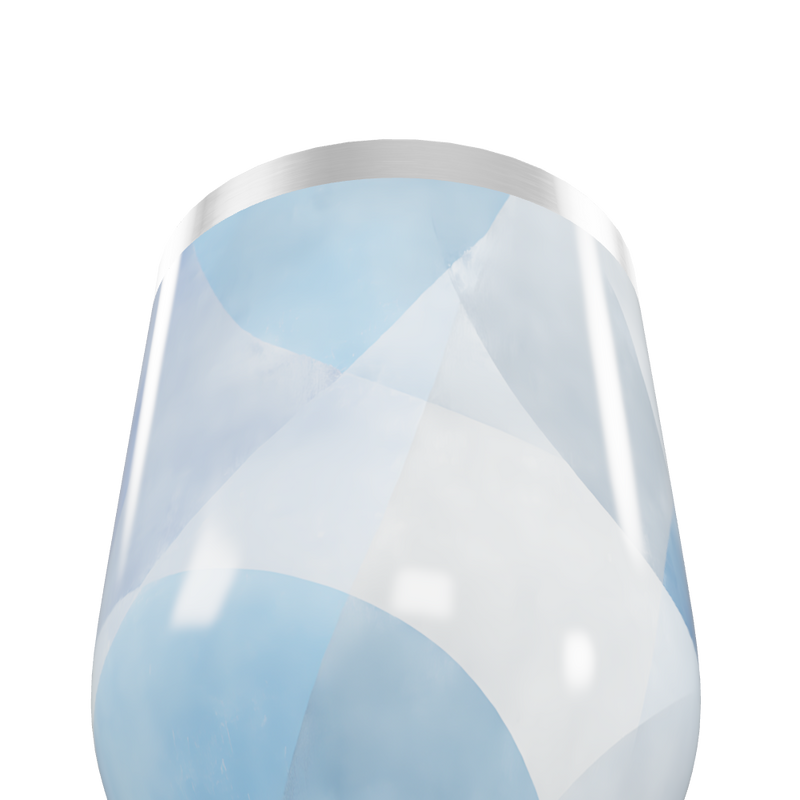 Copo Térmico Slim - Azul Geométrico Inox