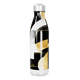 Garrafa Inox - Estampa Abstrata Preto e Dourado