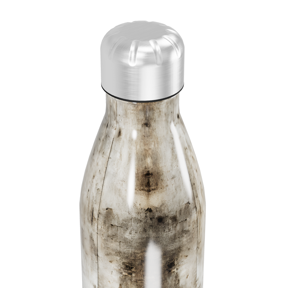 Garrafa Inox - Marmorizada branca