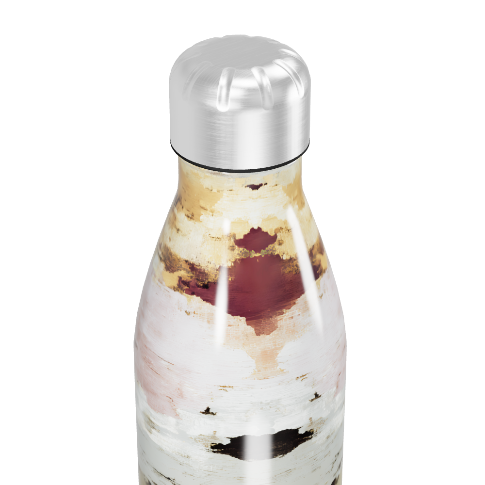 Garrafa Inox - Estampa Artística Colorida