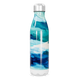 Garrafa Inox - Azul com Estampa Abstrata