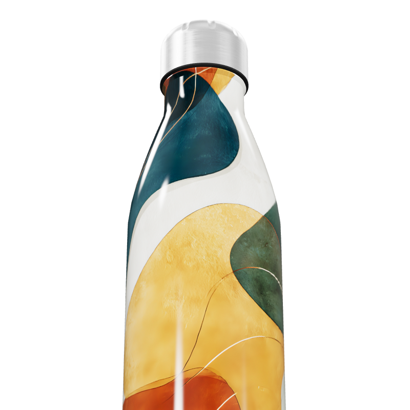 Garrafa Inox Estampada Multicolorida