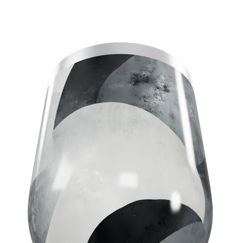 Copo Térmico Slim - Preto e Branco Abstrato