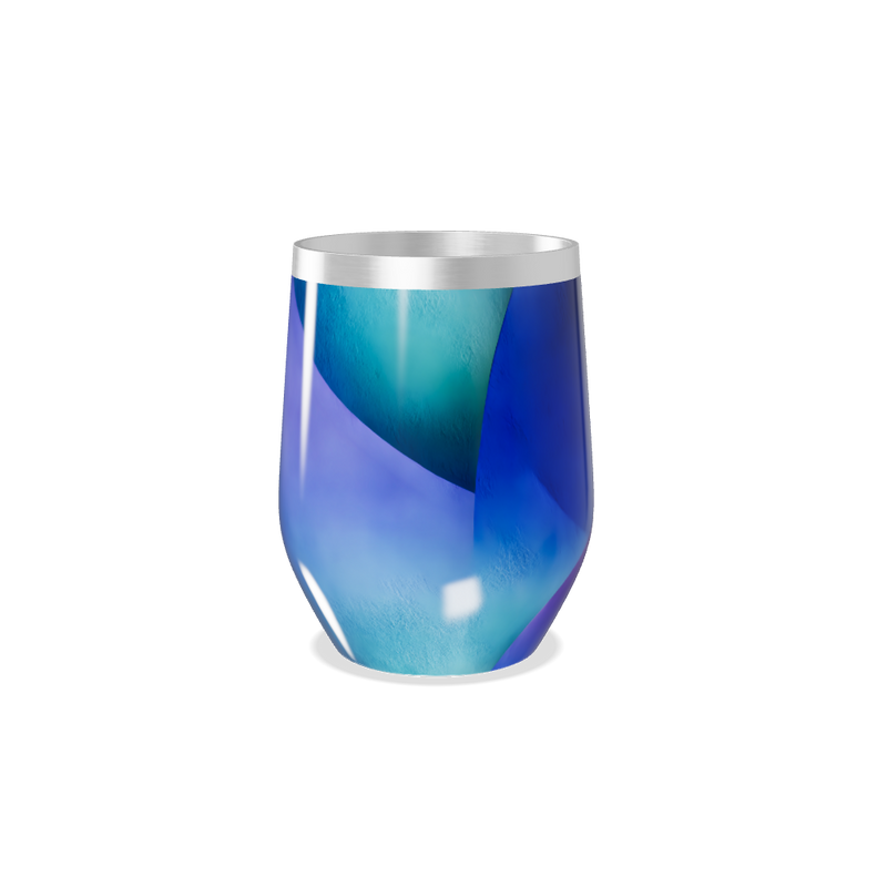 Copo Térmico Slim - Azul Degradê Inox