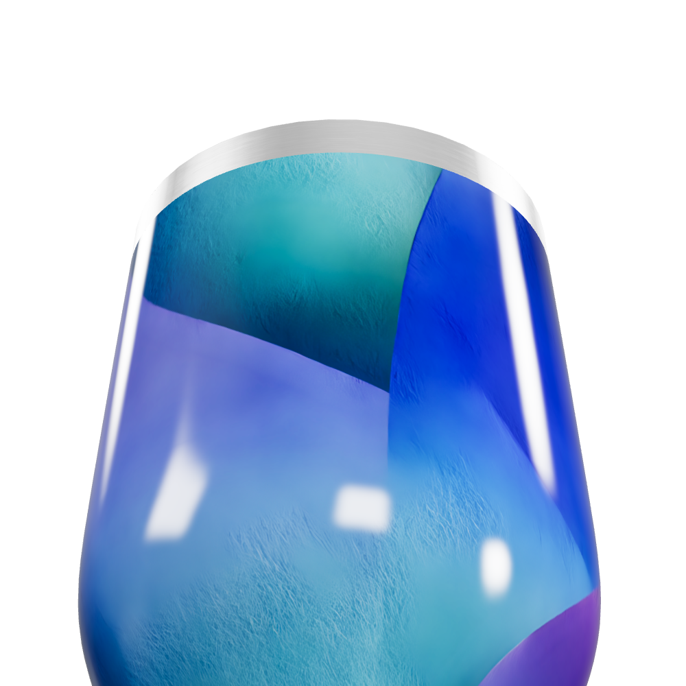 Copo Térmico Slim - Azul Degradê Inox