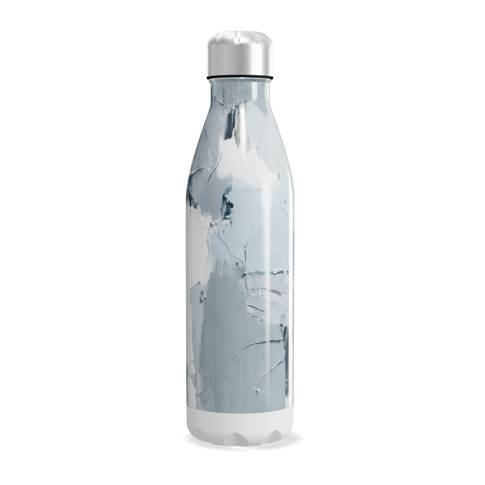 Garrafa Inox - Estampa Texturizada Azul