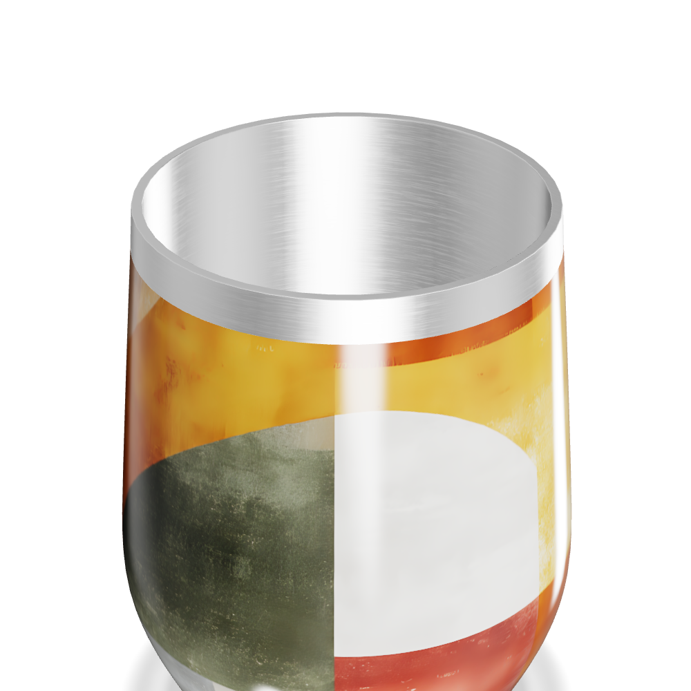 Copo Térmico Slim - Colorido com Estampa Geométrica