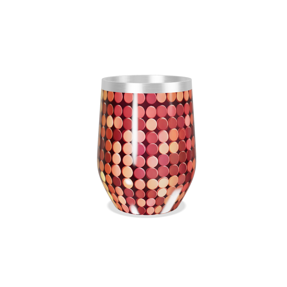 Copo Térmico Slim - Colorido com Estampa de Bolinhas